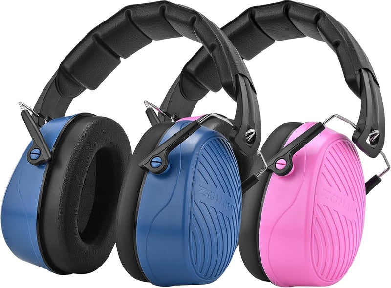 Zohan 019 Safety Earmuffs for Noise Reduction 2Pack - NRR 28dB Hearing Protection Ear Muffs for Working, Shooting, Mowing, Autism, Construction - Image 1
